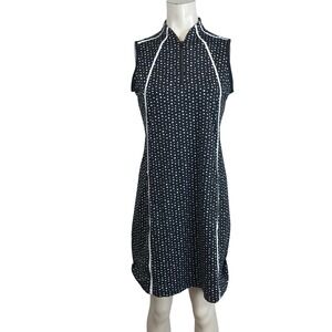 Tail Sleeveless Polka Dot Golf Dress Women's Size Medium